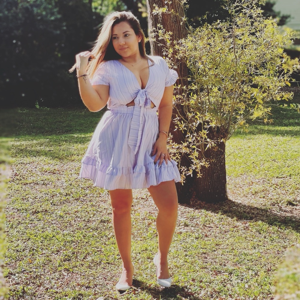 Purple pastel dress